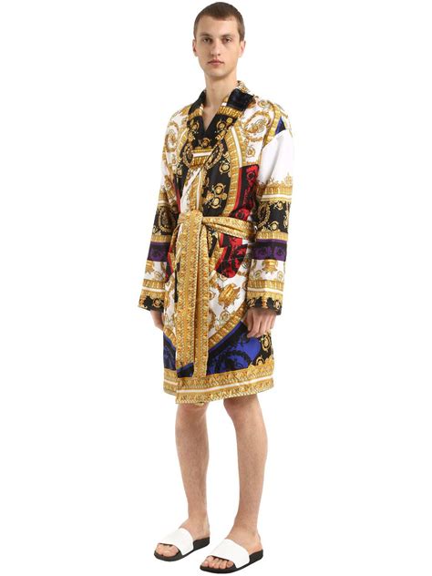 versace mens robe cheap|versace rainbow robe.